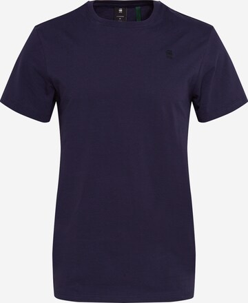 T-Shirt G-Star RAW en bleu : devant