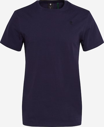 T-Shirt G-Star RAW en bleu : devant