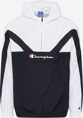 Champion Authentic Athletic Apparel Rovný strih Prechodná bunda - Čierna: predná strana