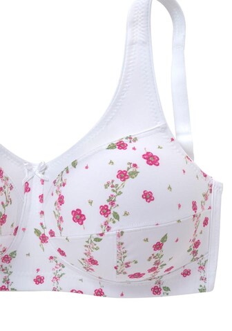 Minimiseur Soutien-gorge PETITE FLEUR en blanc