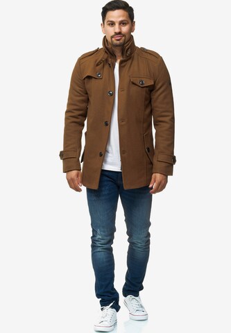 INDICODE JEANS Between-Season Jacket 'Brandon' in Beige