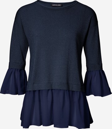 Pull-over heine en bleu : devant