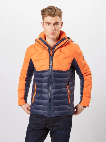 Superdry Prechodná bunda 'Radar Fuji' - oranžová