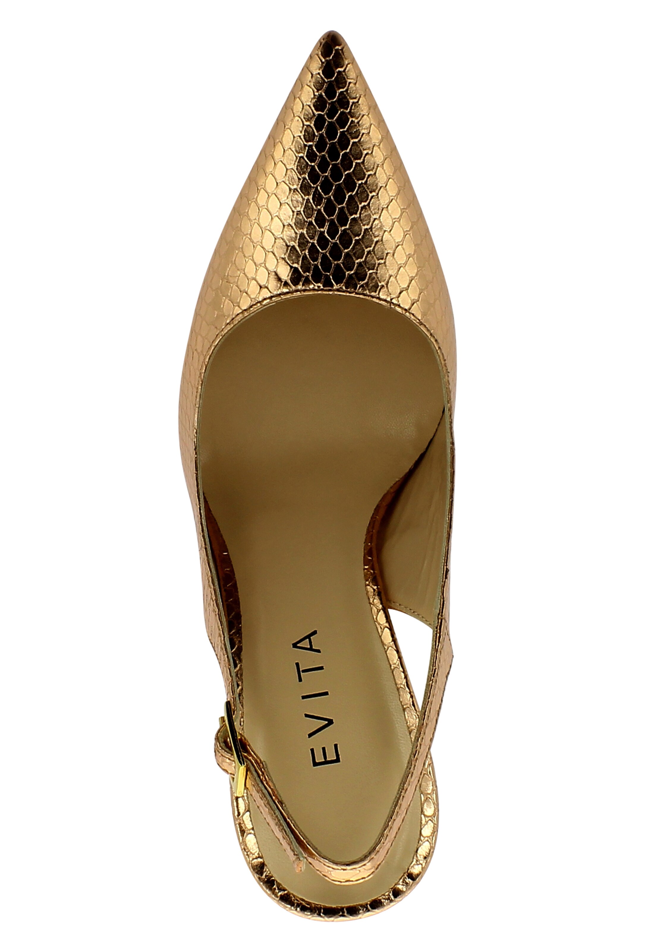 EVITA Sling Pumps in Bronze
