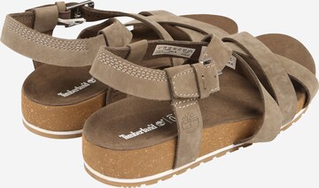 Sandalo con cinturino 'Malibu Waves' di TIMBERLAND in marrone: dietro