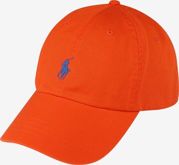 Casquette Polo Ralph Lauren en orange : devant