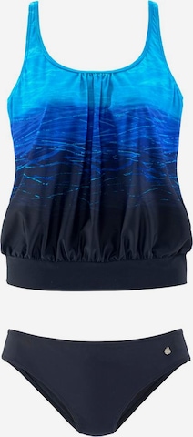 LASCANA Tankini in Blauw: voorkant