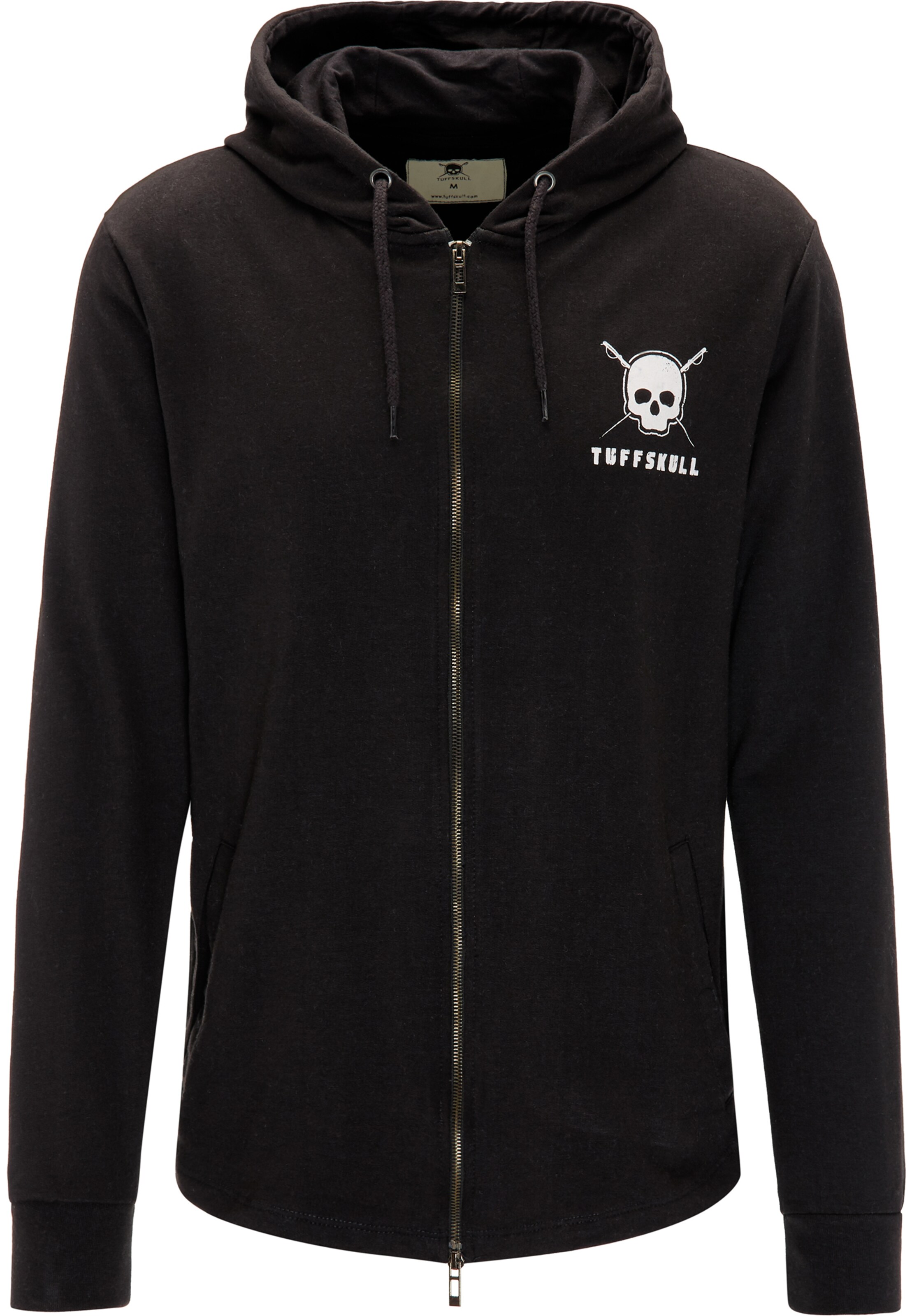 TUFFSKULL - Sweatvest in de kleur Zwart