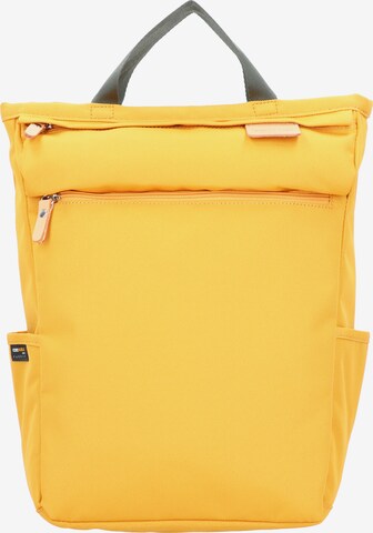 Harvest Label Backpack 'Kuju' in Yellow: front