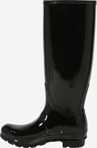 HUNTER Gummistiefel in Schwarz: bočná strana