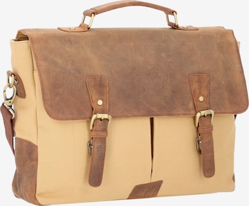 Dermata Document Bag in Brown