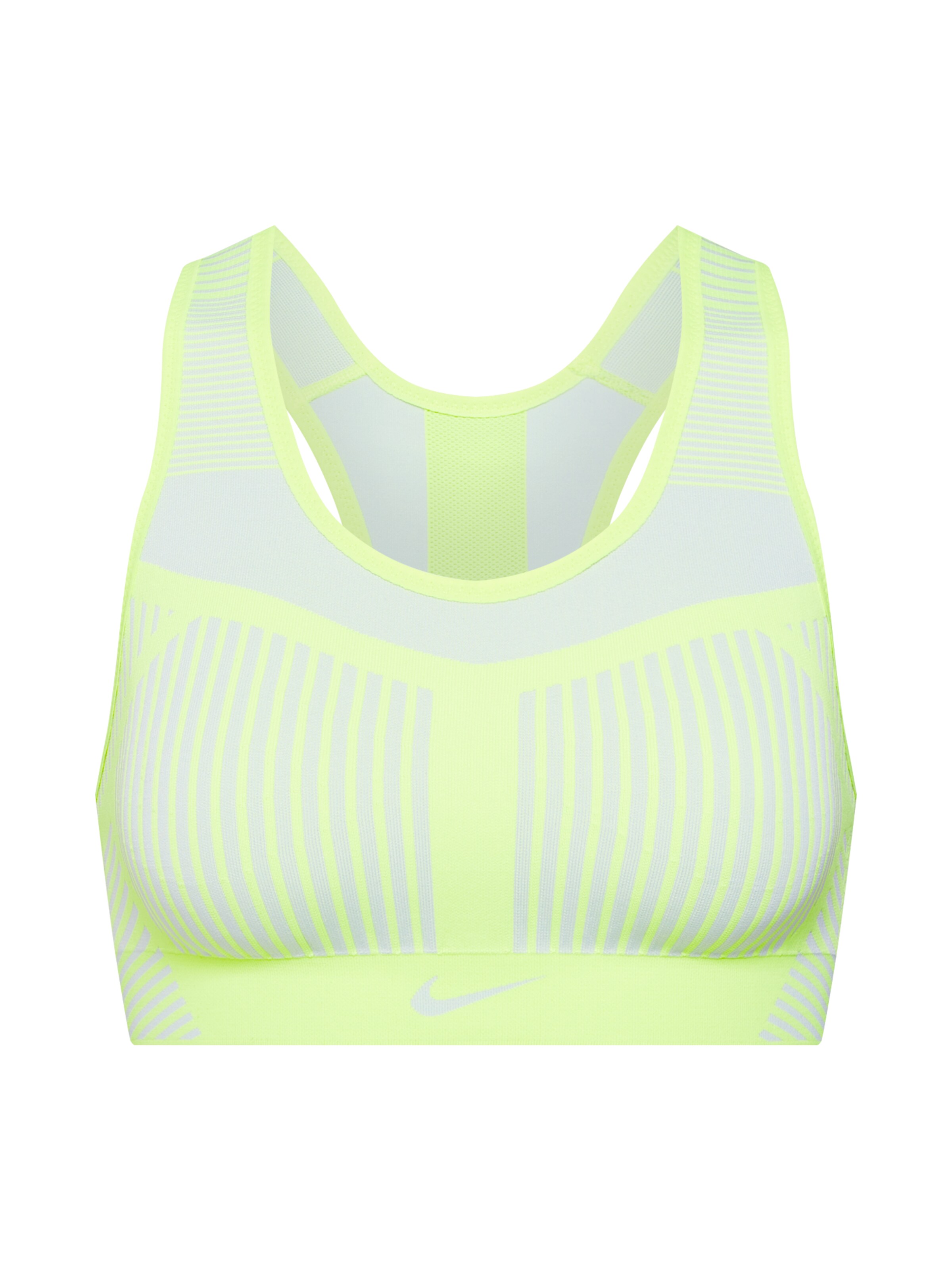 nike sports bra yellow