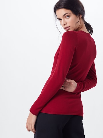 COMMA Sweter w kolorze czerwony: tył