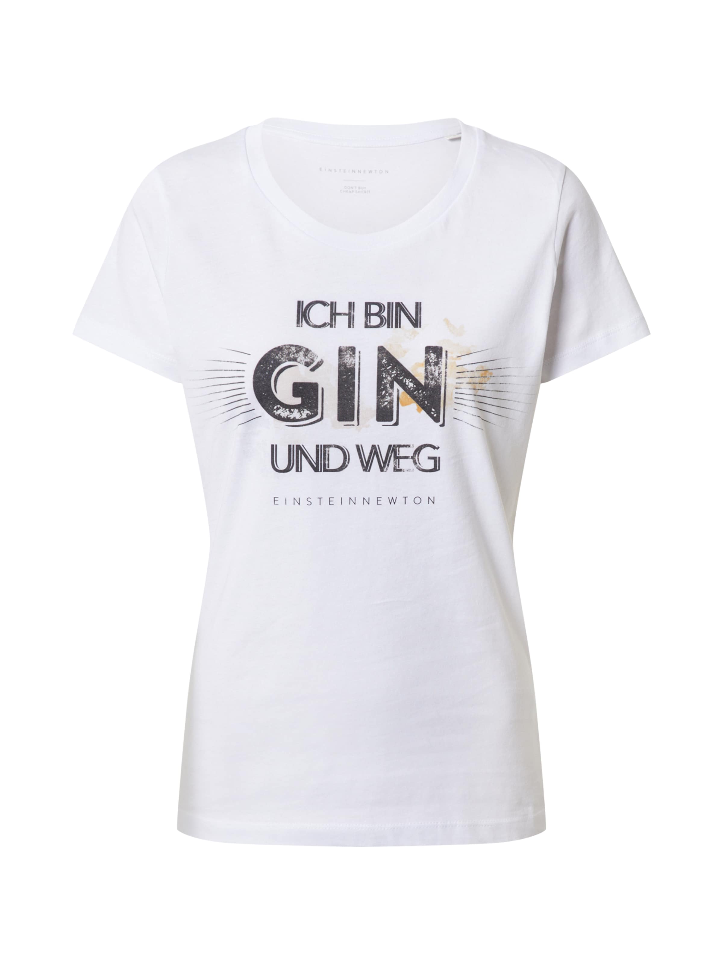 T-shirt 'Gin Weg' EINSTEIN & NEWTON en blanc : devant