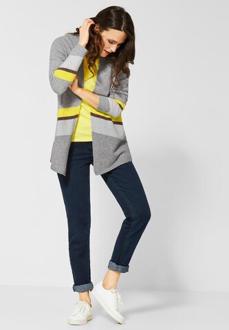 CECIL Knit Cardigan in Grey: front