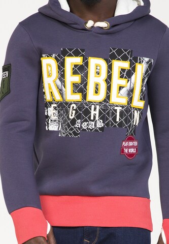 Sweat-shirt PLUS EIGHTEEN en violet