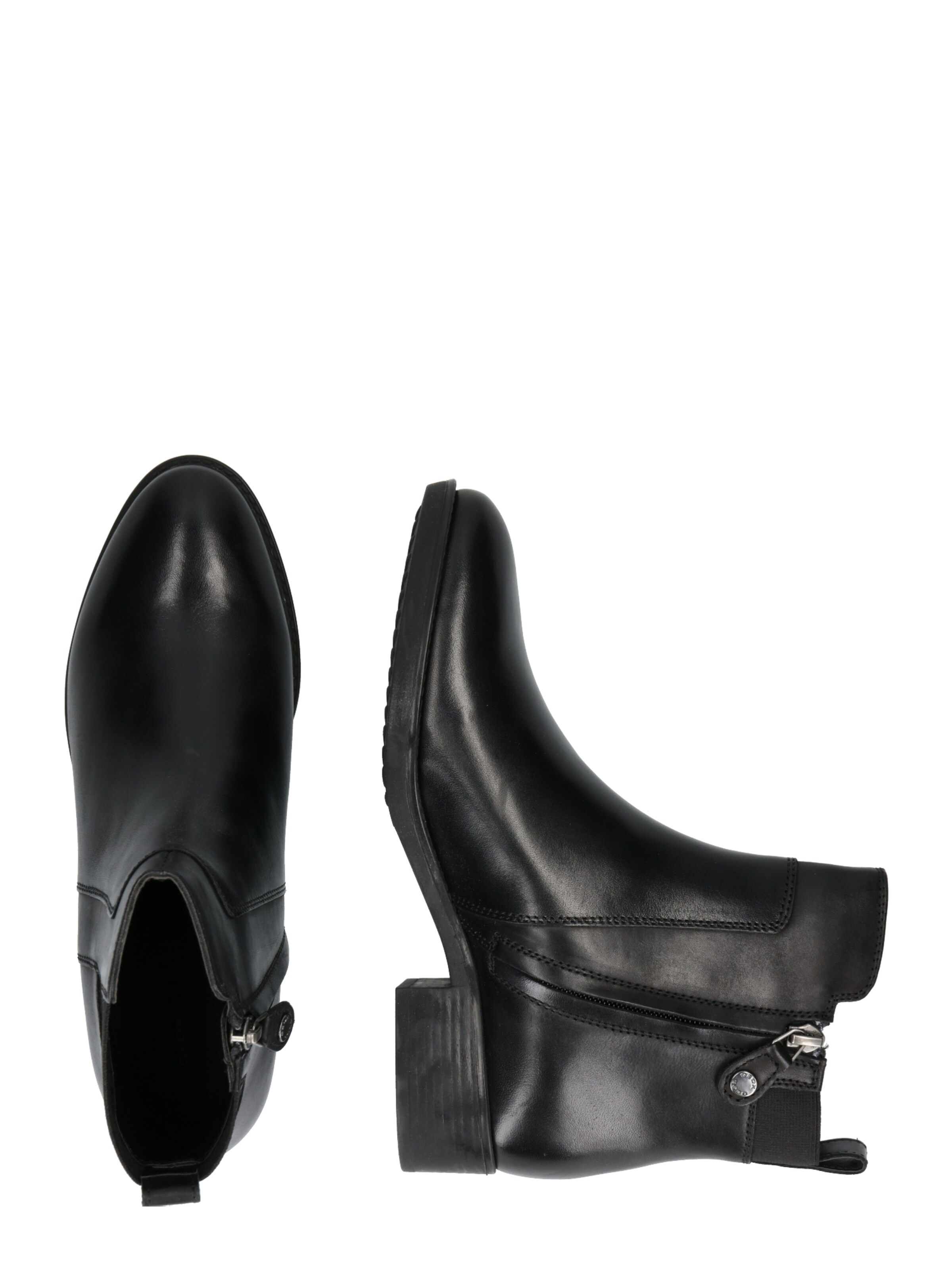 GEOX Enkellaarsjes 'Felicity' in Zwart