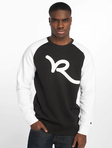 ROCAWEAR Sweatshirt in Zwart: voorkant