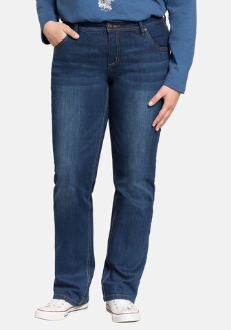 SHEEGO Regular Jeans 'Lana' in Blue: front