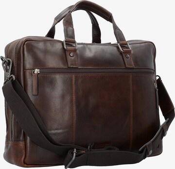 LEONHARD HEYDEN Document Bag 'Roma' in Brown