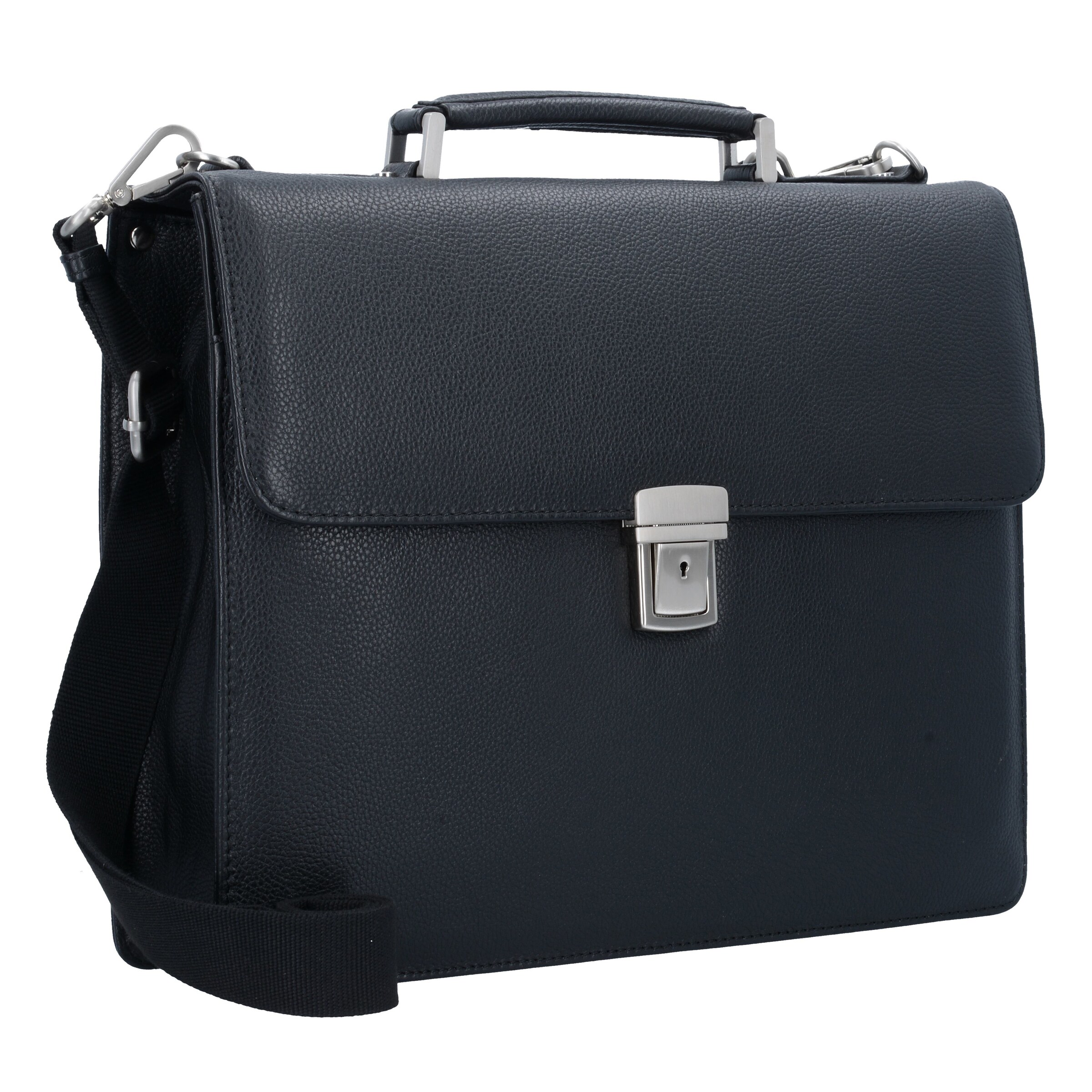 LEONHARD HEYDEN Document bag 'Berlin' in Black