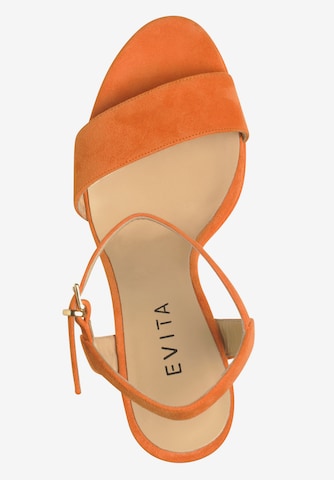 Sandales à lanières EVITA en orange