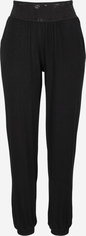 LASCANA - Loosefit Pantalón bombacho en gris: frente