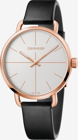 Calvin Klein Analoog horloge in Zwart: voorkant