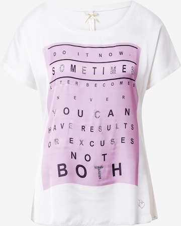 Key Largo - Camiseta 'Lust' en blanco: frente