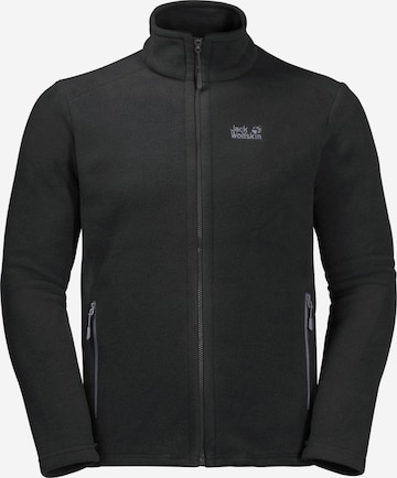 JACK WOLFSKIN Funktionele fleece-jas 'Midnight Moon' in Zwart: voorkant