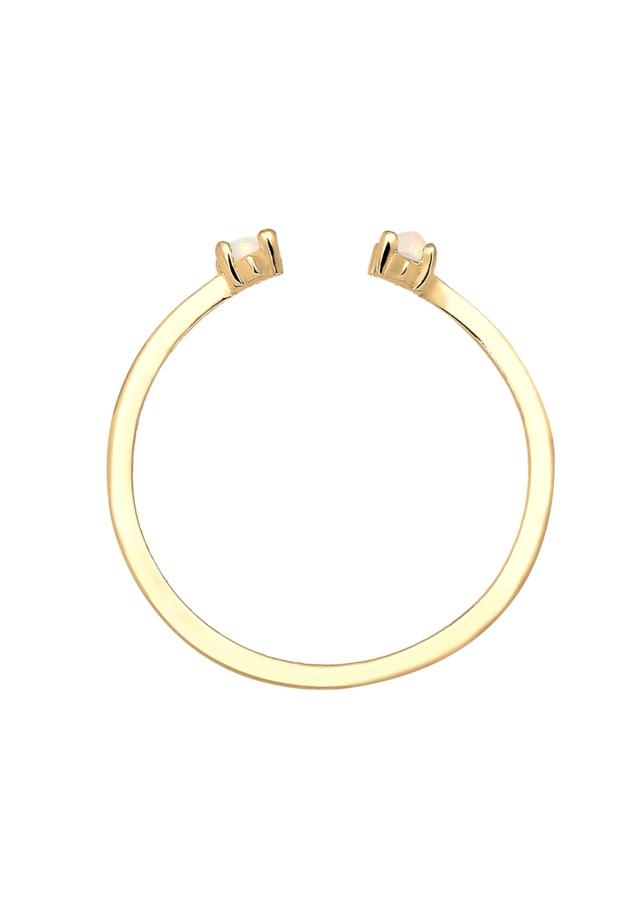ELLI Ring 'Opal' in Goud