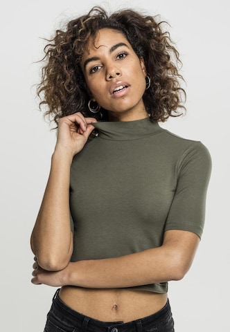 Urban Classics Shirt in Groen: voorkant