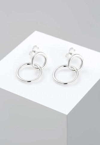 ELLI Earrings 'Kreis' in Silver