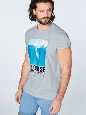 Coupe regular T-Shirt fonctionnel CHIEMSEE en gris