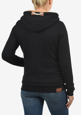 DESIRES Sweatjacke 'Vicky Pile-Zip' in Schwarz