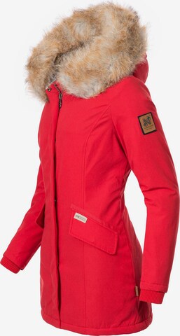 Cappotto invernale 'Cristal' di NAVAHOO in rosso