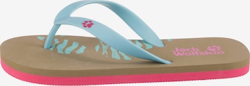 JACK WOLFSKIN Beach & Pool Shoes 'Eezy' in Blue: front