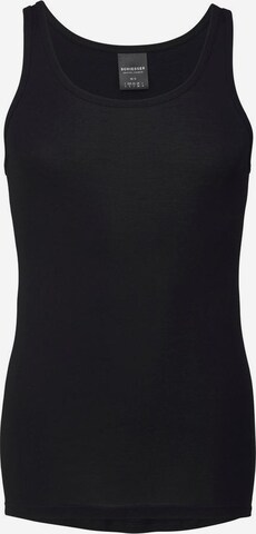 Maillot de corps SCHIESSER en noir : devant