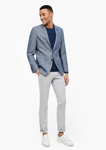 s.Oliver BLACK LABEL Slim Fit Sakko in Blau: predná strana