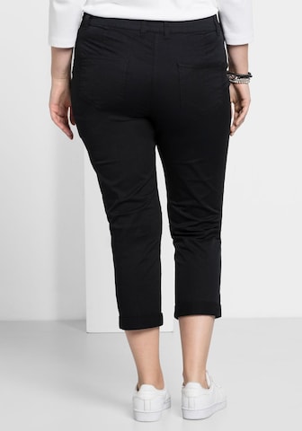 Coupe slim Pantalon SHEEGO en noir