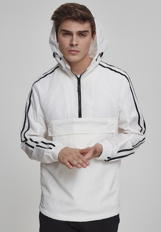 Veste mi-saison Urban Classics en blanc : devant