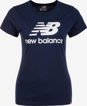 new balance Shirt 'Essentials' in Blauw: voorkant