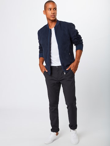 Casual Friday Slim fit Pants 'Philip' in Blue