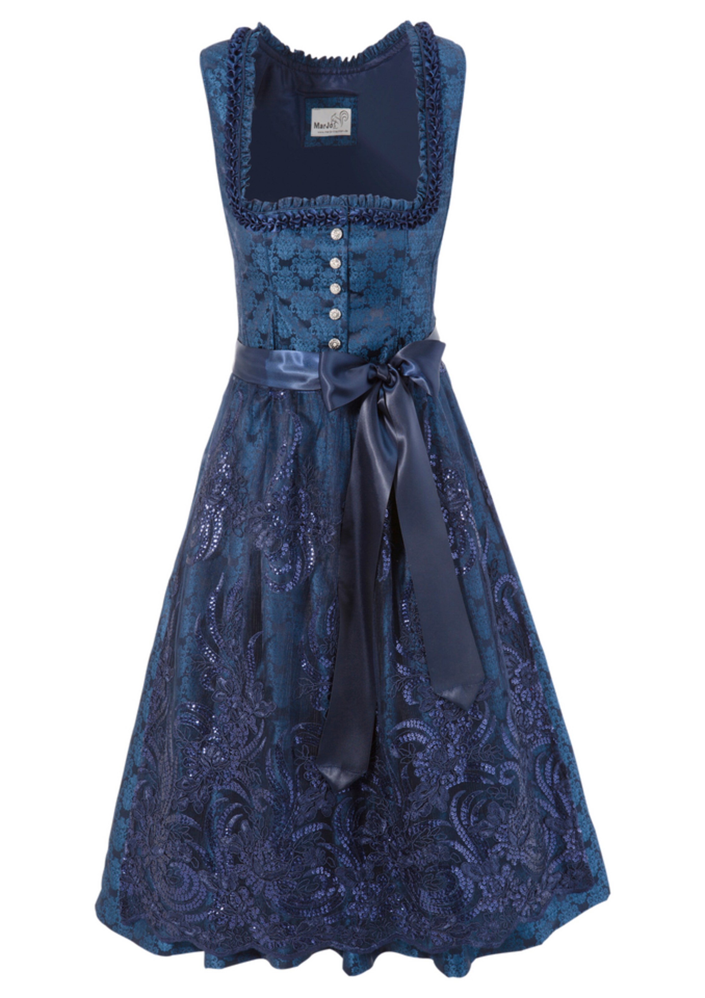 MARJO - Dirndl 'Gerlisa' in blau