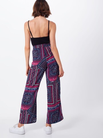 s.Oliver Wide leg Broek in Blauw: terug