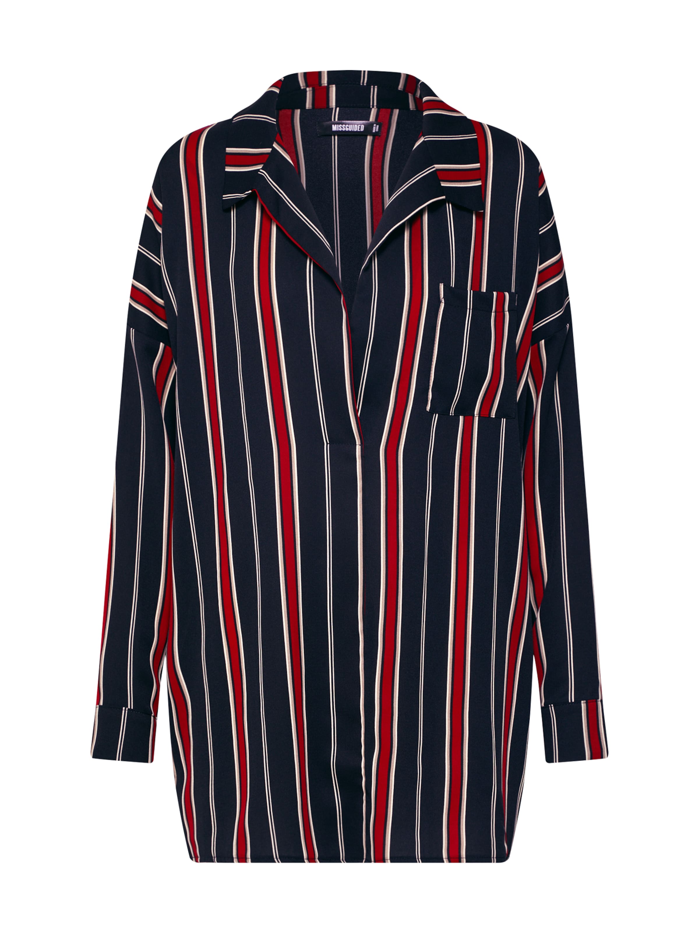 Missguided - Oversized shirt in de kleur Rood