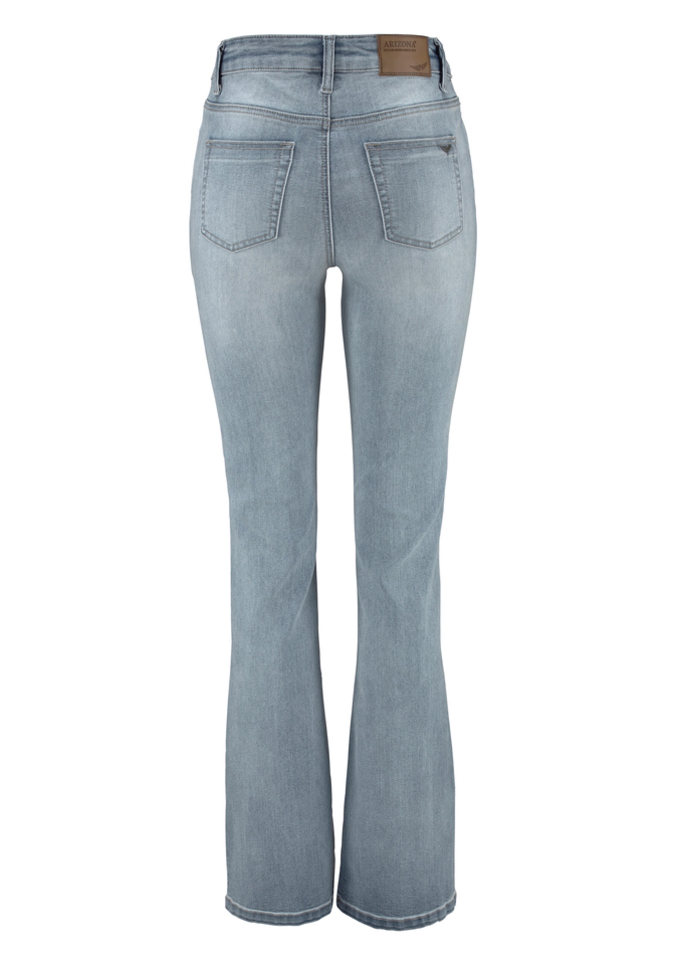 Frauen Jeans ARIZONA High-waist-Jeans 'Bootcut' in Blau - SF63466