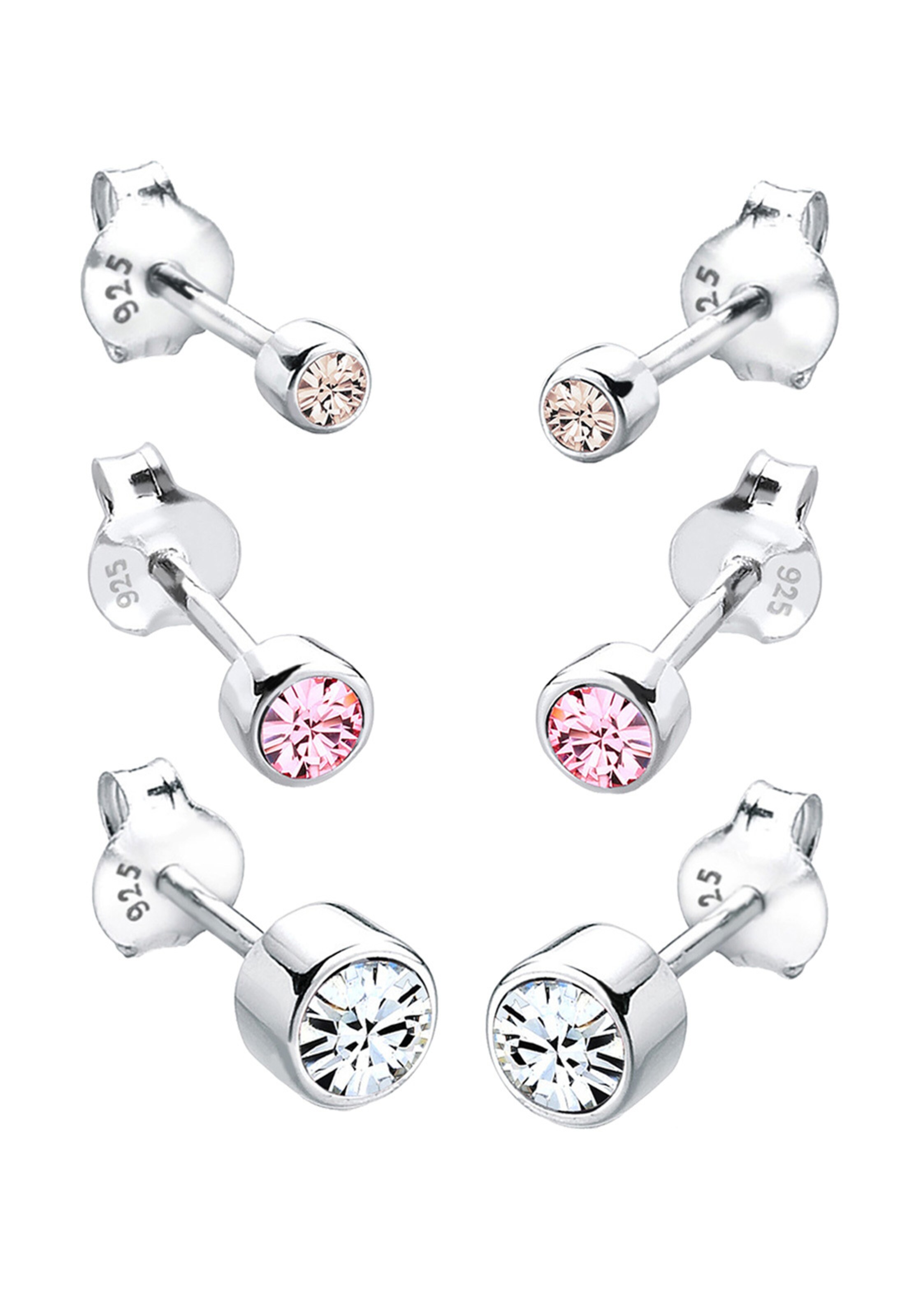 Boucles d'oreilles ELLI en mélange de couleurs : devant