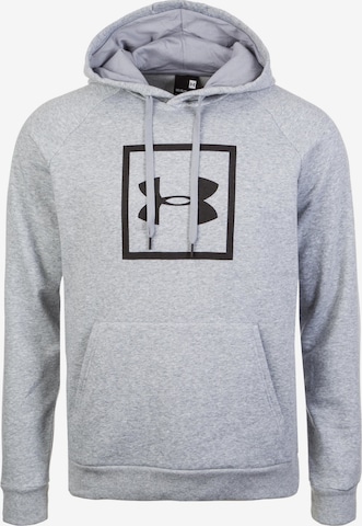UNDER ARMOUR Athletic Sweatshirt 'Rival' in Grey: front