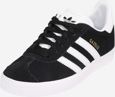 ADIDAS ORIGINALS Sneaker 'Gazelle' in gold / schwarz / weiß, Produktansicht